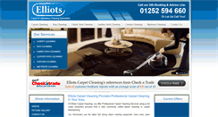 Desktop Screenshot of elliotscarpetcleaning.net